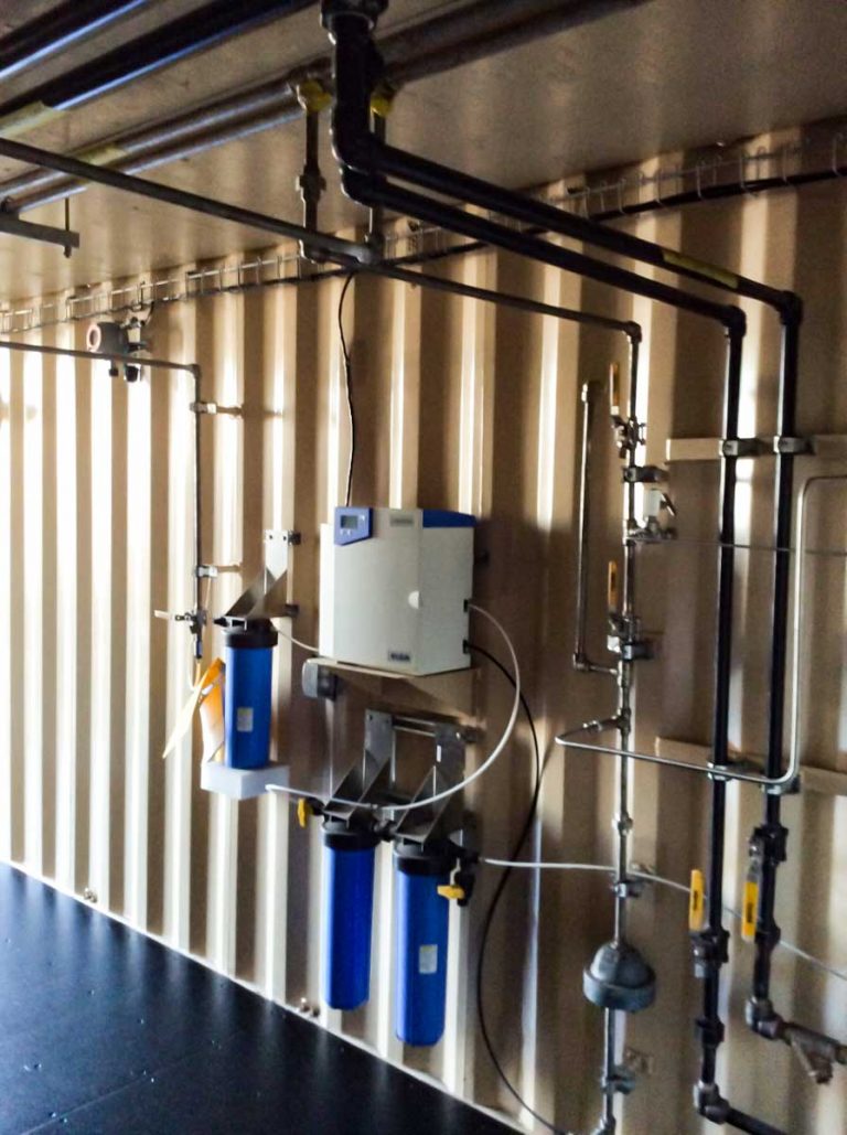 hydrogen filters shipping container