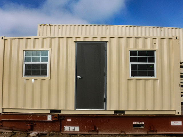 20 ft Office Shipping Container, shipping container modifications