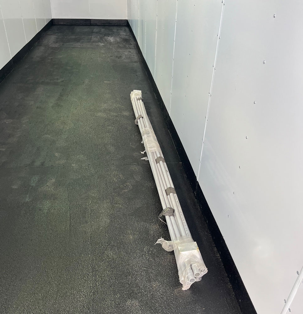 modified container walls and floors