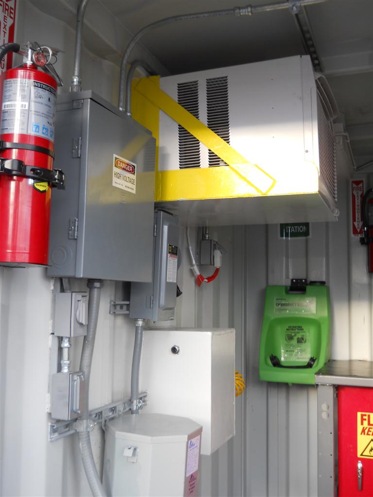 Mobile Workshop shipping container modifications