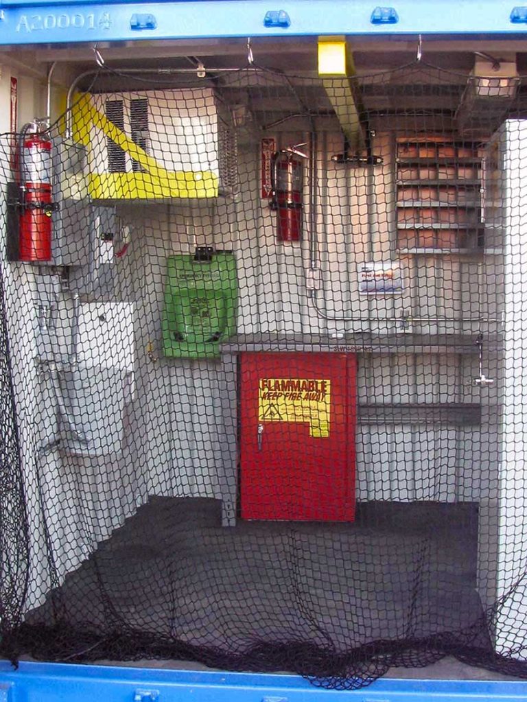 Construction Site Shipping Containers