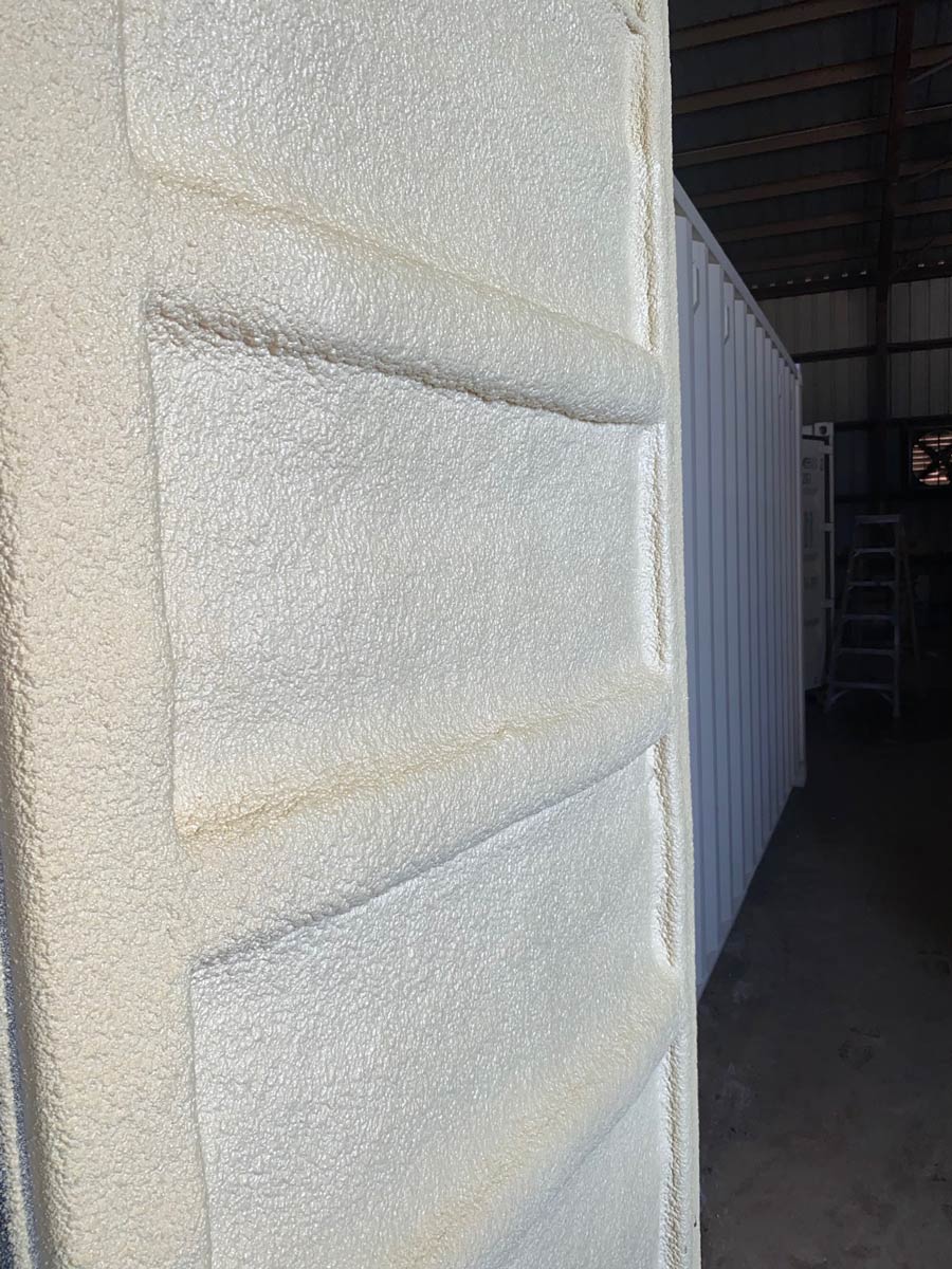 Shipping container insulation