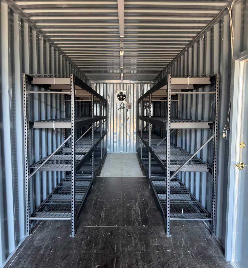 electrical shelves and door container mods