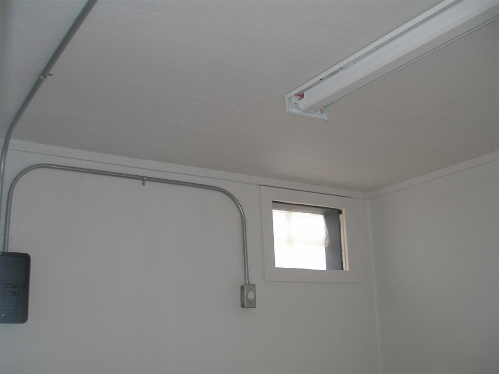 electrical added to a storage container, air conditioner