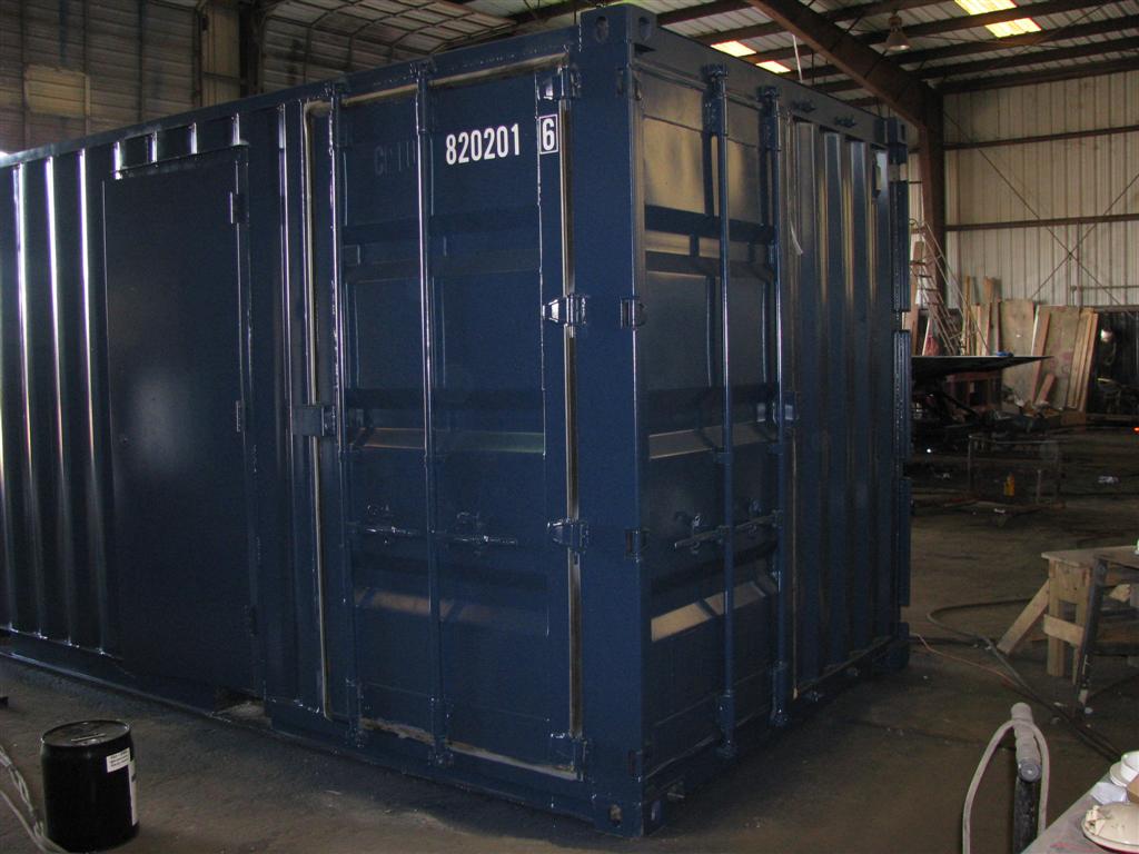 Gallery, Container with Blue Paint