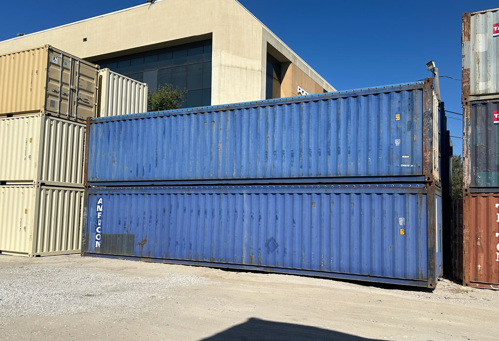 40ft Open Top Used Containers with Tarps