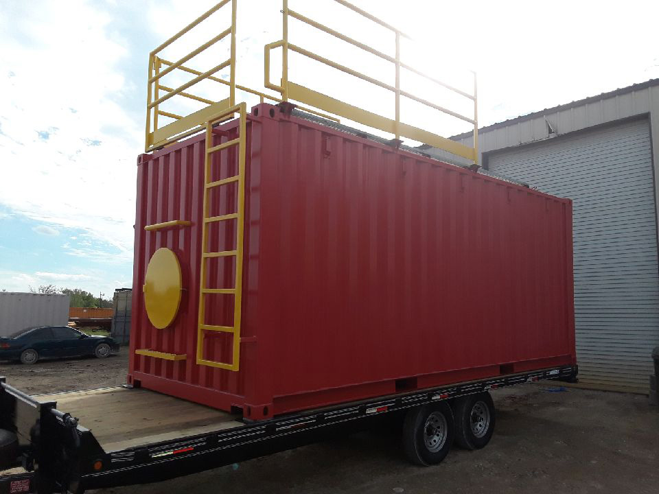 Mobile Confined Space Training Container Modifications